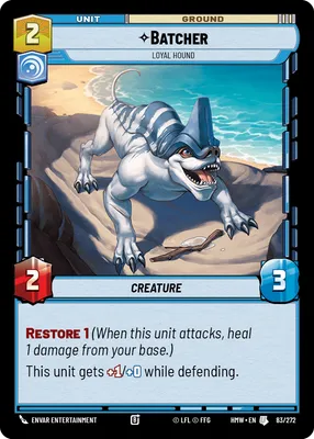 Batcher, Loyal Hound - Homeworlds Star Wars spoiler
