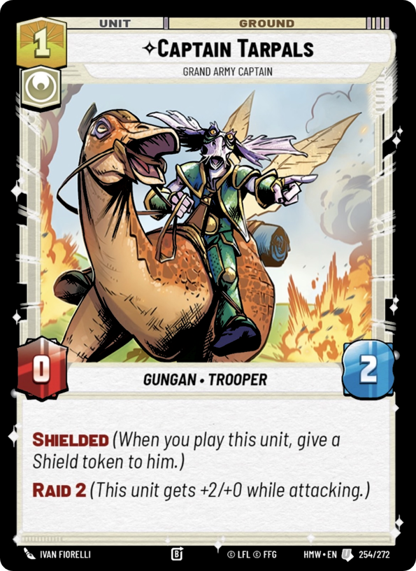Captain Tarpals, Grand Army Captain - Homeworlds Star Wars spoiler