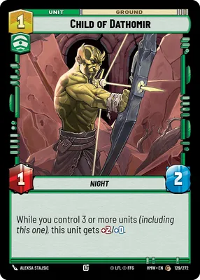 Child of Dathomir - Homeworlds Star Wars spoiler