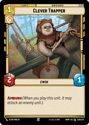 Clever Trapper - Homeworlds Star Wars spoiler