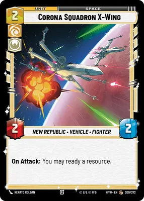 Corona Squadron X-Wing - Homeworlds Star Wars spoiler