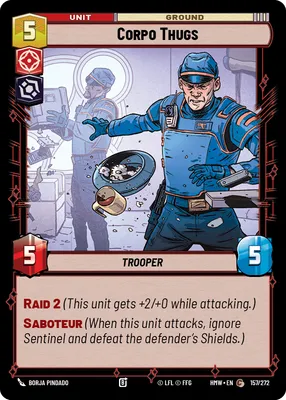 Corpo Thugs - Homeworlds Star Wars spoiler