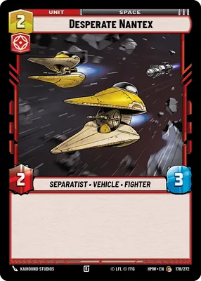 Desperate Nantex - Homeworlds Star Wars spoiler
