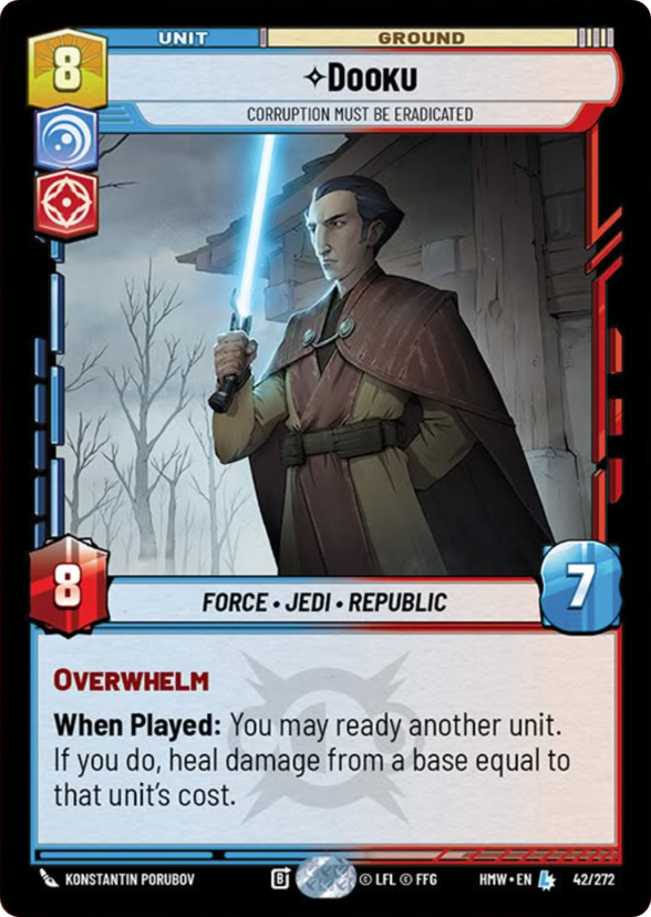 Dooku, Corruption Must Be Eradicated - Homeworlds Star Wars spoiler