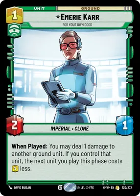 Emerie Karr, For Your Own Good - Homeworlds Star Wars spoiler