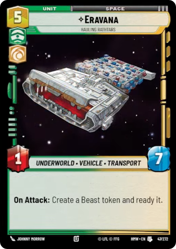 Eravana, Hauling Rathtars - Homeworlds Star Wars spoiler
