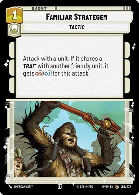 Familiar Strategem - Homeworlds Star Wars spoiler