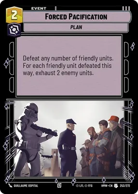 Forced Pacification - Homeworlds Star Wars spoiler