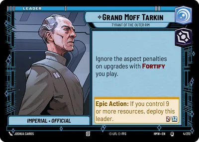 Grand Moff Tarkin, Tyrant of the Outer Rim - Homeworlds Star Wars spoiler