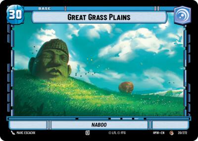 Great Glass Plains // Weakness - Homeworlds Star Wars spoiler