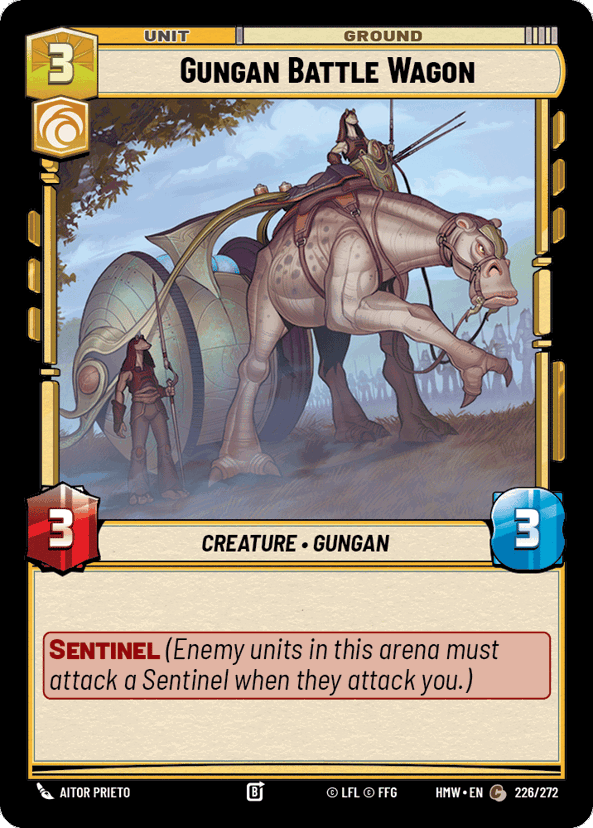 Gungan Battle Wagon - Homeworlds Star Wars spoiler
