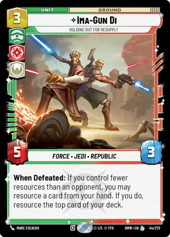 Ima-Gun Di, Holding Out For Resupply - Homeworlds Star Wars spoiler