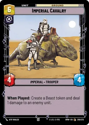 Imperial Cavalry - Homeworlds Star Wars spoiler