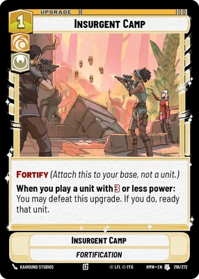 Insurgent Camp - Homeworlds Star Wars spoiler