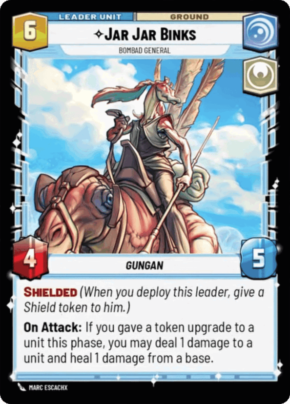 Jar Jar Binks, Bombad General - Homeworlds Star Wars spoiler