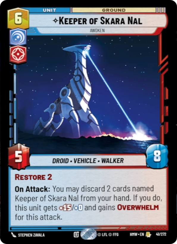 Keeper Of Skara Nal, Awoken - Homeworlds Star Wars spoiler