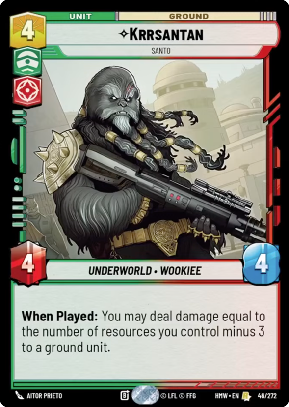 Krrsantan, Santo - Homeworlds Star Wars spoiler