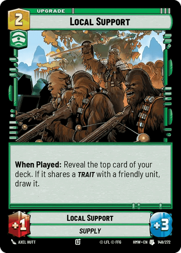 Local Support, Supply - Homeworlds Star Wars spoiler