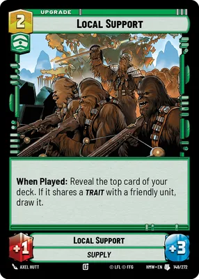 Local Support - Homeworlds Star Wars spoiler
