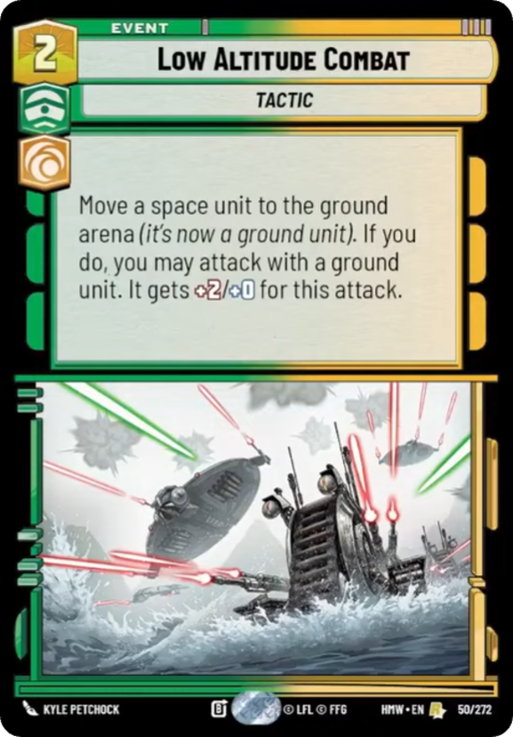 Low Altitude Combat - Homeworlds Star Wars spoiler