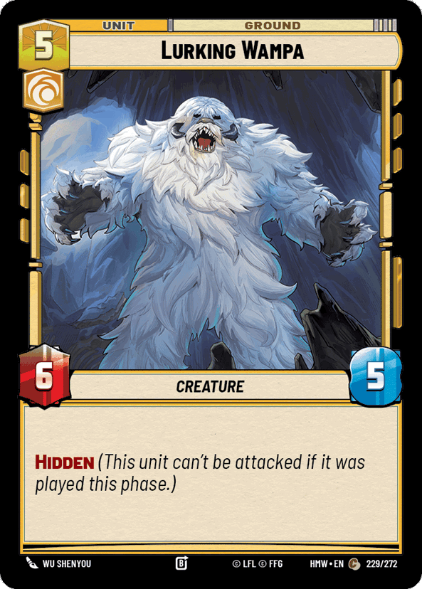 Lurking Wampa - Homeworlds Star Wars spoiler