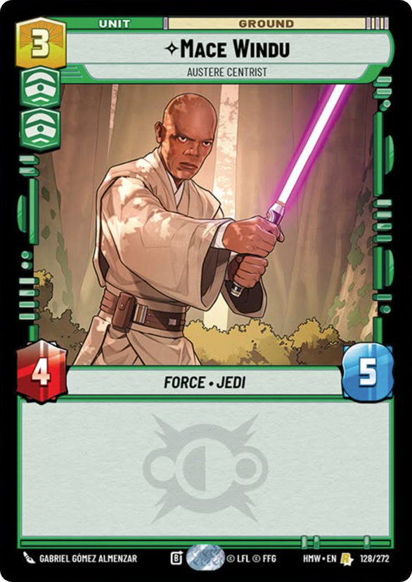 Mace Windu, Austere Centrist - Homeworlds Star Wars spoiler