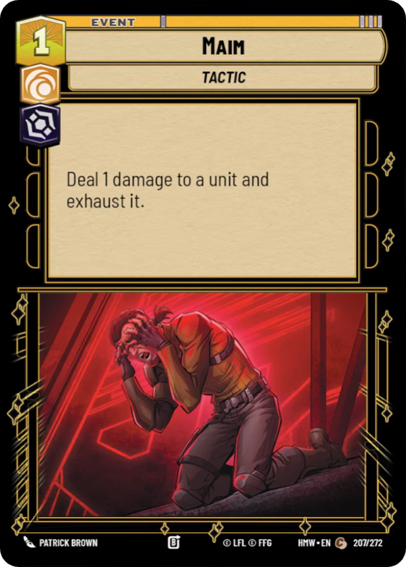 Maim - Homeworlds Star Wars spoiler