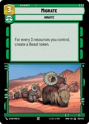 Migrate - Homeworlds Star Wars spoiler