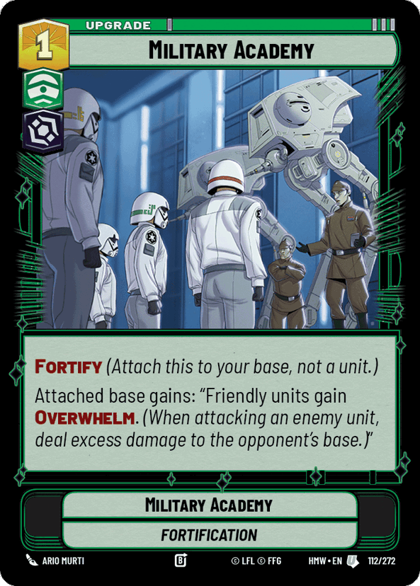 Military Academy - Homeworlds Star Wars spoiler