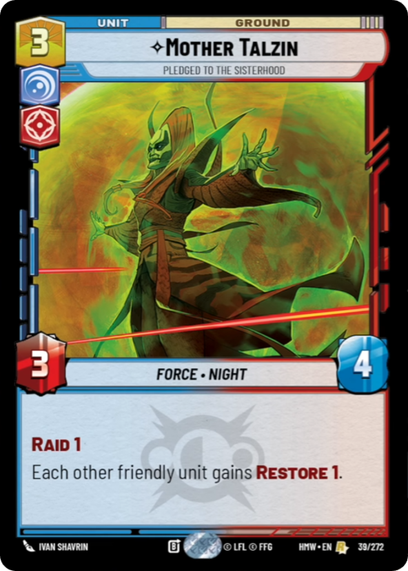 Mother Talzin, Pledged To The Sisterhood - Homeworlds Star Wars spoiler