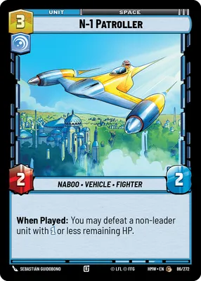 N-1 Patroller - Homeworlds Star Wars spoiler