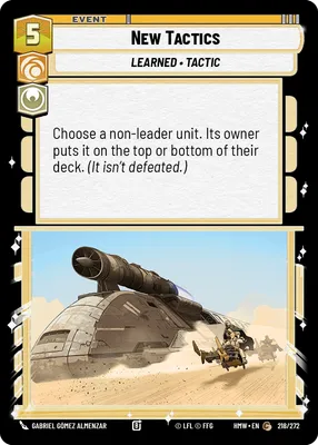 New Tactics - Homeworlds Star Wars spoiler