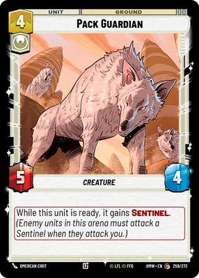 Pack Guardian - Homeworlds Star Wars spoiler