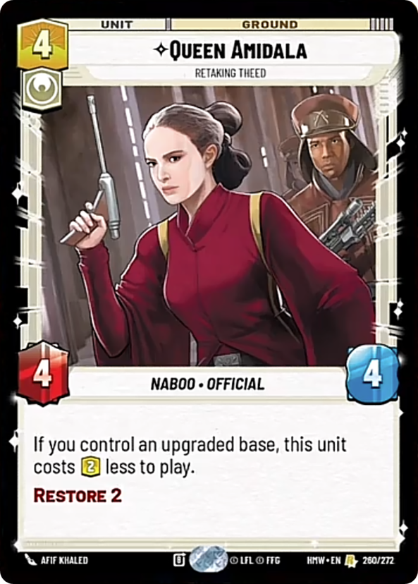 Queen Amidala, Retaking Theed - Homeworlds Star Wars spoiler
