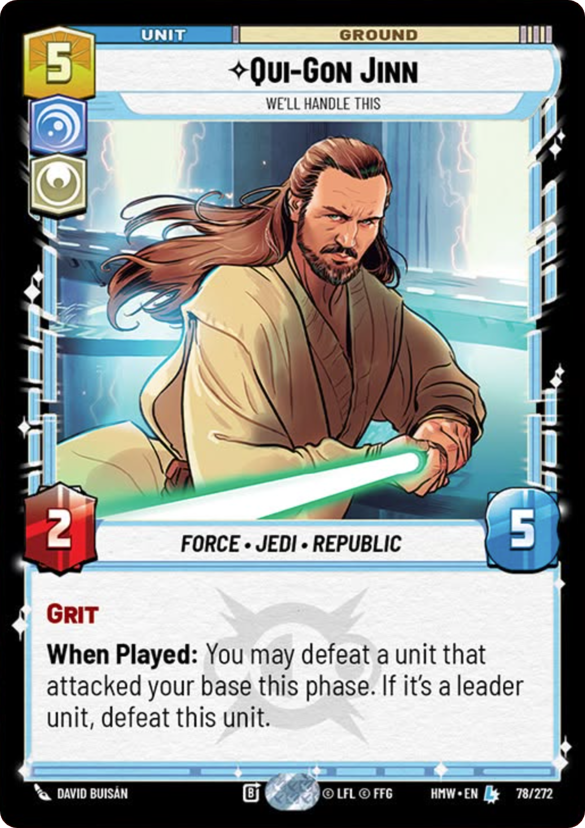 Qui-Gon Jinn, We'll Handle This - Homeworlds Star Wars spoiler