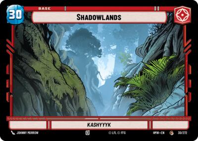 Shadowlands // Weakness - Homeworlds Star Wars spoiler