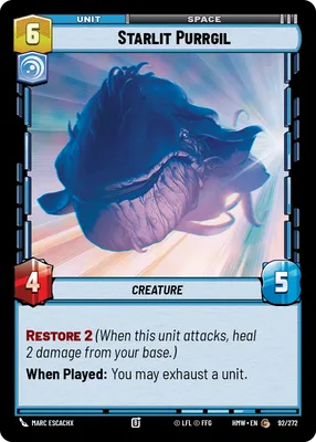 Starlit Purrgil - Homeworlds Star Wars spoiler