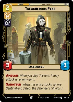 Treacherous Pyke - Homeworlds Star Wars spoiler