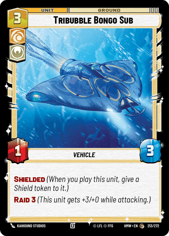 Tribubble Bongo Sub - Homeworlds Star Wars spoiler