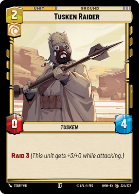 Tusken Raider - Homeworlds Star Wars spoiler