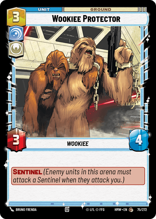 Wookiee Protector - Homeworlds Star Wars spoiler