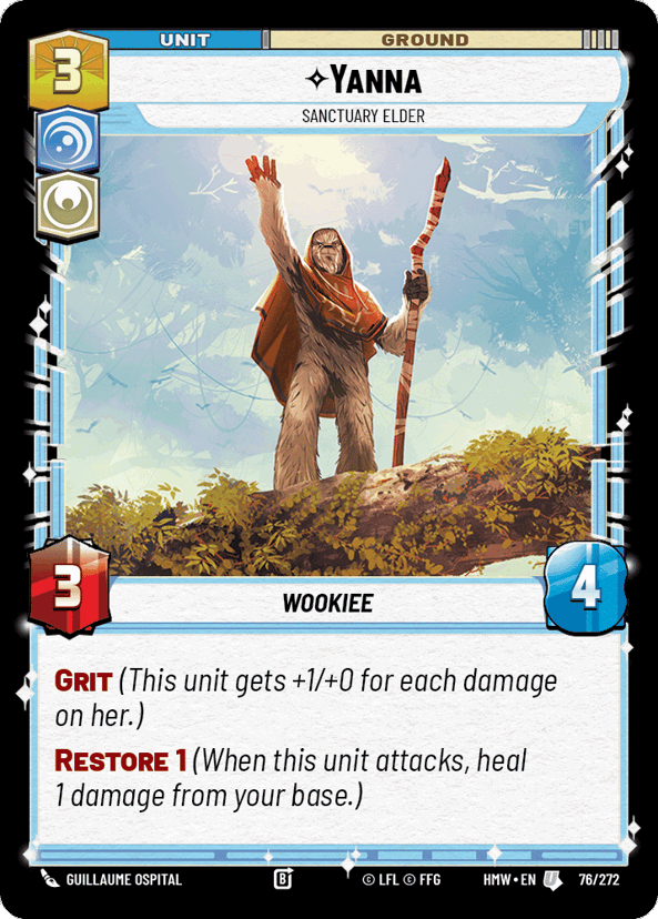 Yanna, Sanctuary Elder - Homeworlds Star Wars spoiler