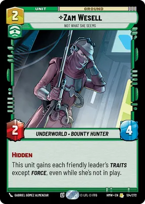 Zam Wesell, Not What She Seems - Homeworlds Star Wars spoiler