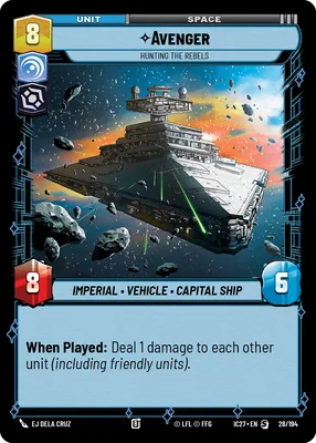 Avenger, Hunting the Rebels